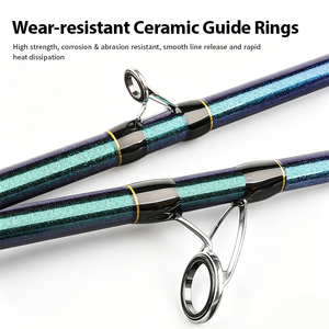 Canna da Pesca in Fibra di Carbonio per Acqua Salata, 1.5m-2.7m, con Punta Luminosa e Manico in EVA, per Spinning e Casting, Ideale per Pesca di Snapper, Grouper e Sgombri - Product Image 6