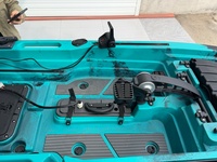 Moteur de pêche à la traîne hybride sans balais en aluminium LSF Kayak, nouvelle version améliorée, avec arrêt à une touche, pour kayak à pédales