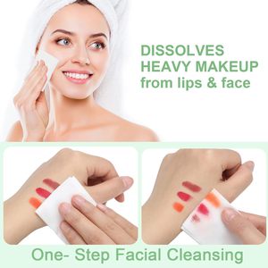 Salviette per struccanti personalizzate sfuse per il trucco confezionate singolarmente salviettine detergenti singole micellari salviettine femminili private label - Product Image 3