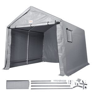 Tettoia Portatile in PVC <span class=keywords><strong>per</strong></span> Esterni, Garage <span class=keywords><strong>per</strong></span> Generatori, Veicoli, Moto - 6' x 3', 8' x 8', 10' x 10' - Casette da Giardino e Ripostigli - Product Image 4