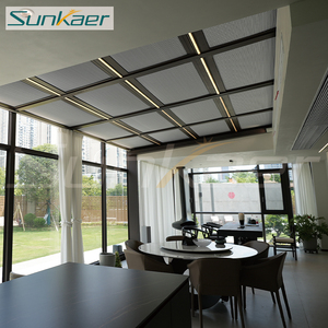 Trade Assurance Personalizado Four Seasons Sunroom Popular Patio exterior recinto con diseño retráctil Cubierta de aluminio <span class=keywords><strong>para</strong></span> patio - Product Image 4