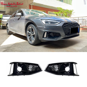 Rejilla de Luz Antiniebla Estilo RS4 para <span class=keywords><strong>Audi</strong></span> <span class=keywords><strong>A4</strong></span> S4 2020 2021 2022 2023 2024, Negro Brillante con Diseño de Panal - Product Image 4