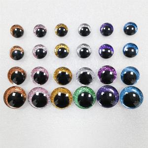 18/20/25/30MM手工芸品DIYプラスチック安全目あみぐるみオフセンター瞳孔キラキラ安全目あみぐるみ - Product Image 1