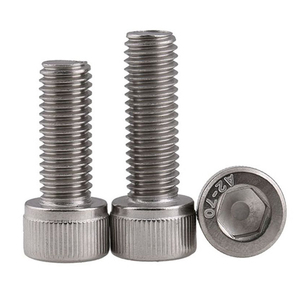 50pcs M1.6 M2 M2.5 M3 M4 DIN912 304 Stainless Steel <strong>Hexagon</strong> <strong>Socket</strong> <strong>Head</strong> Cap <strong>Screws</strong> Inch &amp; Metric System - Product Image 5