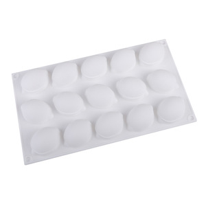 Silicone Fruit Baking Molds 15 Cavity Lemon Mango Blueberry Raspberry <b>Coconut</b> Pear Apple Cake Mold For Baking - Product Image 5