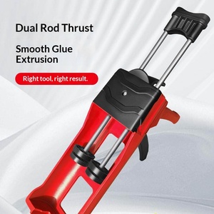 Pistolet à mastic double tube 400 ml – Pistolet manuel pour colle époxy, coulis de <span class=keywords><strong>carrelage</strong></span> et adhésifs époxy - Product Image 2