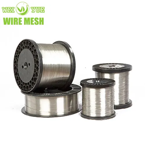 High Quality 304 316 316L Corrosion Protection Stainless Steel Wire Yarn Ultra Fine Stainless Steel Wire For Textile