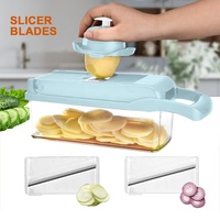 Hete Verkopende Keuken Gadget Groente Spiralizer Shredder Handmatige Groentechopper Cutter Aardappel Ui Mandoline Groentesnijder