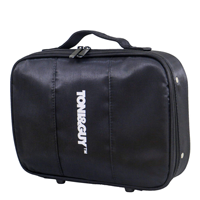 Sac de rangement portable multifonctionnel en PU pour outils de coiffure, étui pour tondeuse électrique et ciseaux de barbier avec fermeture éclair
