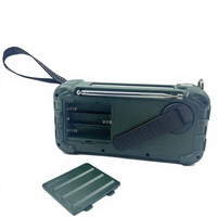 Radio d'urgence solaire à manivelle 10000 mAh FM/DAB/DAB+ avec haut-parleur sans fil, lampe torche, SOS, banque d'alimentation portable de survie pour l'extérieur