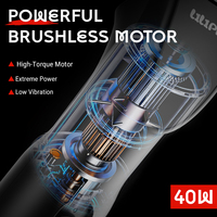 LILIPRO EagleX - Máquina Cortapelos Eléctrica Recargable A5 para Mascotas, Silenciosa, Inalámbrica, para Perros y Gatos, Kit de Aseo