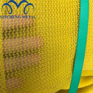 PE Shadow Orange Construcción Seguridad Red Protección Andamio Escombros Cobertura <span class=keywords><strong>Malla</strong></span> de red con agujero negro - Product Image 3