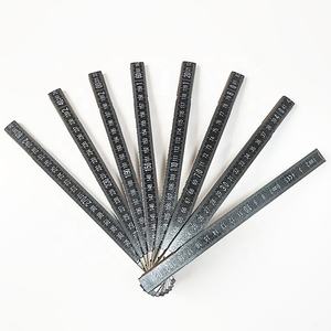 2m /1m règle <span class=keywords><strong>de</strong></span> compteur pliante en bois noir - Product Image 1