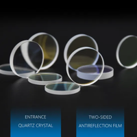 Lentille en silice fondue de quartz avec revêtement AR 30*5mm, fenêtre de protection laser à fibre 1064nm pour tête de découpe Raytools 1064nm
