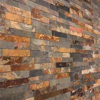 Panneaux de pierre d'ardoise pour revêtement mural extérieur bon marché en Chine, carreaux de pierre naturelle, revêtement mural en pierre de culture pour mur extérieur