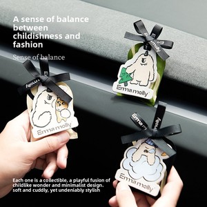 Emma Molly <span class=keywords><strong>Momo</strong></span> Cloud Sticky Notes Désodorisant de voiture en sachet parfumé sans alcool en papier, parfum longue durée - Product Image 3