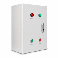 Boîtier de distribution MCB en acier inoxydable IP66, coffret de commande électrique