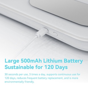 Untuk Welland Dual type-c Link BT Smart Body skala lemak 8 elektroda Digital kamar mandi skala analisis laporan 180kg Max berat badan - Product Image 4