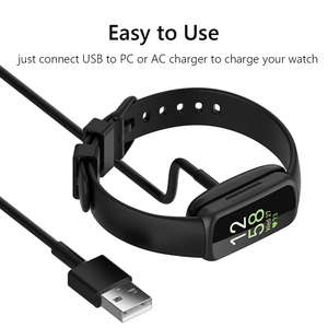 Cargador más nuevo para <span class=keywords><strong>Fitbit</strong></span> Inspire 3 <span class=keywords><strong>Smartwatch</strong></span> Reemplazo de cable de carga USB Cable de carga para Inspire 3 Activity Fitness Tracker - Product Image 4
