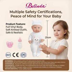 Muñecas Bebé Reborn Realistas de Vinilo de 10 Pulgadas para Niños, Juguetes de Bebé Recién Nacido, Muñecas Reborn para Juego de Imitación - Product Image 5