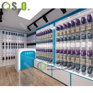 Trung quốc sản xuất điện thoại di động cửa hàng sửa chữa điện thoại Showcase điện thoại di động hiển thị bảng Glass cửa hàng điện thoại di động hiển thị showcas - Product Image 2