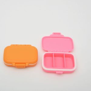 Promotional One Week Travel Mini Food Grade Plastic Pill <b>Box</b> With Custom Logo - Product Image 5