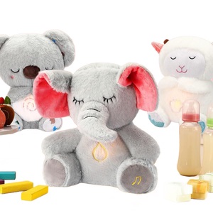 Muñeca <span class=keywords><strong>de</strong></span> elefante <span class=keywords><strong>de</strong></span> música luminosa <span class=keywords><strong>para</strong></span> bebé, sonido calmante y material <span class=keywords><strong>de</strong></span> felpa ligero, técnicas lavadas <span class=keywords><strong>para</strong></span> cumpleaños o tiempo <span class=keywords><strong>de</strong></span> sueño - Product Image 3