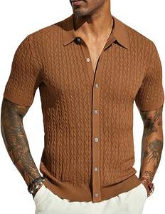 <b>Mens</b> Seamless Golf <b>Shirt</b> Moisture Wicking Quick-Dry Tailored Fit Polo <b>Shirts</b> - Product Image 1