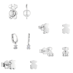 Pendientes <span class=keywords><strong>de</strong></span> Plata <span class=keywords><strong>de</strong></span> Ley 925, Diseño Simple Hipoalergénico, Ideales para Uso Diario y Venta al Por Mayor, Novedad 2026 - Product Image 1