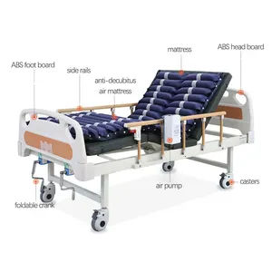 2 Function Hospital Bed Manual Hospital Bed 2 Crank Medical Hospital Nursing Bed Hospital Manual Bed