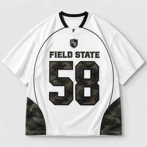 <b>White</b> V Neck Football Jersey Short Sleeve Streetwear Sports Shirt Casual Fan Wear 100% Polyester Quick Dry Unisex - Product Image 1