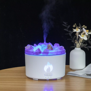 Nuevo hogar 700ml gran capacidad ultrasónica piedra de sal volcánica humidificador de aire de niebla fría difusor de Aroma de roca volcánica - Product Image 6
