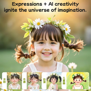 Caméra d'apprentissage pour enfants Jumon avec écran de protection oculaire de 4 pouces, dispositif éducatif, reconnaissance intelligente des objets - Product Image 3