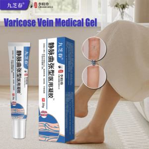 Natürliche Krampfadercreme Kräuter-Vasculitis-Phlebitis-Behandlung Besenreiser Beruhigende Blutgefäß-Entlastung Rötungen-Linderung Bein- und Körperpflege - Product Image 1