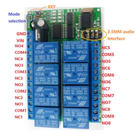 Module AD22B04 4 CH DTMF MT8870 Décodeur audio Système de maison intelligente Relais de commande Téléphone vocal