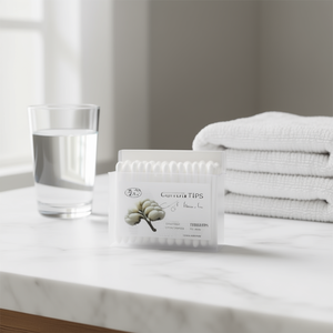 Coton-tiges à double pointe, paquet de 100, AQ-4019 par ZAA, longueur de 7 cm, motif imprimé par transfert thermique, essentiels de soins personnels pour femmes - Product Image 2