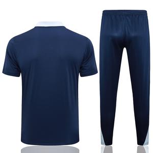 Ensemble de maillot de football unisexe toutes saisons Nouveaux modèles pour adultes Séchage rapide Manches courtes Spandex/Polyester Vêtements de club - Product Image 4