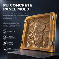 Moule mural en panneaux de béton PU Tietuo C005-G1 à faible rétrécissement, spécialisé dans les moules en mousse PU, support pour moules d'essai