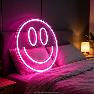 Panneau lumineux LED néon suspendu, visage souriant, haute luminosité, panneau d'affichage lumineux, panneau acrylique, 5V 12V - Product Image 5