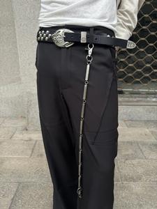 Винтажная металлическая цепочка для брюк с эффектом состаривания, аксессуар из сплава, винтажный декоративный элемент - Product Image 4