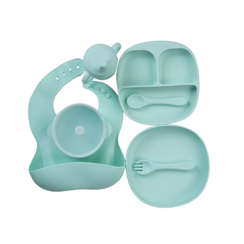 Einzigartige Produkte zum Verkauf online Lebensmittel qualität ungiftig wasch bar Silikon Baby Set Kleinkind Schalen bpa frei Silikon