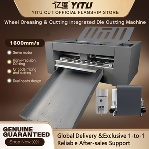 HY370DL 2-in-1 Creasing Cutting <b>Machine</b> 350mm WiFi Touch Screen Multi-Software Compatible CCD Auto Contour <b>Vinyl</b> Servo Motor - Product Image 1