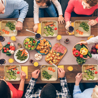 Ensemble d'assiettes jetables biodégradables en feuilles de palmier carrées en bambou, assiettes compostables en feuilles de palmier Areca pour fête de mariage ou camping