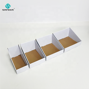 En gros Personnalisé Écologique Recyclable Entrepôt Étagères Carton Organisateur Boîte De Rangement Bacs De Cueillette Carton Ondulé Ouvert - Product Image 4