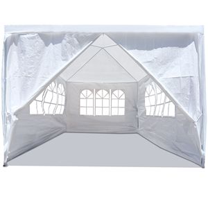 10X10 Heavy Duty Outdoor Wedding Party <b>Tent</b> With 4 Removable Walls Steel <b>Frame</b> Polyester Fabric Summer Use - Product Image 4