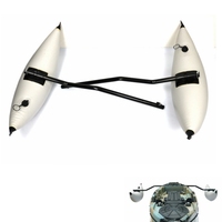 Stabilisateur gonflable durable pour kayak et canoë, stabilisateur pliable en HDPE pour 1 personne, lacs et rivières, kit d'amélioration de l'équilibre