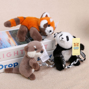 Supporto per cellulare a forma di <span class=keywords><strong>panda</strong></span> tribale, simpatico peluche animale, imbottito in cotone PP, regalo unisex per le vacanze - Product Image 4