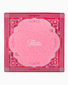 Tapete de Mahjong Color Amatista con Líneas de Rejilla Plateadas, Base de Fieltro Antideslizante, Edición de Lujo, Venta al Por Mayor Directo de Fábrica - Product Image 3