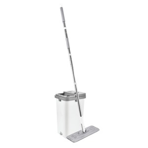 Rectangular Grey <b>Floor</b> <b>Cleaner</b> With Bucket And <b>Mop</b> Set For Hard <b>Floor</b> Cleaning - Product Image 1