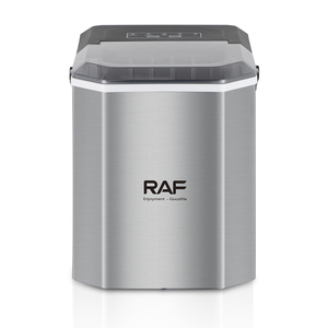 เครื่องทำน้ำแข็ง RAF รุ่นใหม่ พร้อมที่จับ 26 ปอนด์/24 ชั่วโมง เครื่องทำน้ำแข็งแบบพกพาพร้อมที่ตัก ปรับระดับได้สำหรับวางบนเคาน์เตอร์ - Product Image 3